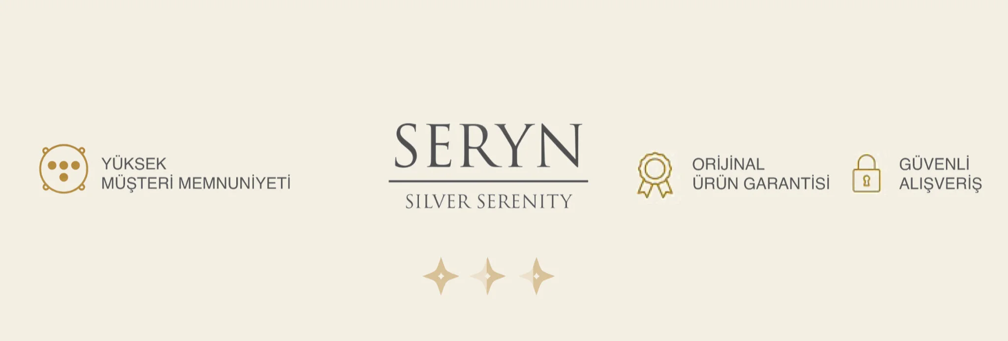 SERYN Silver Serenity — müşteri memnuniyeti, orijinal ürün garantisi ve güvenli alışveriş